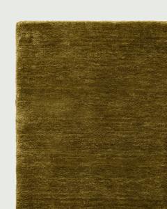 Tapis en laine touffeté à la main en or vert personnalisé peluche douce haute pile 15mm fait à la main moderne animaux de compagnie antidérapant durable tapis de sol pique-nique - Product Image 5