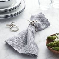 Anneau de serviette luxueux en aluminium écologique en forme de feuille pour thèmes de mariage, salles de banquet, dîners classiques et rustiques