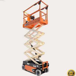 Plateforme élévatrice à ciseaux autopropulsée JLG, plateforme d'accès verticale électrique, équipement d'élévation aérienne compact, capacité de 230 kg, hauteur de 7,62 m - Product Image 1