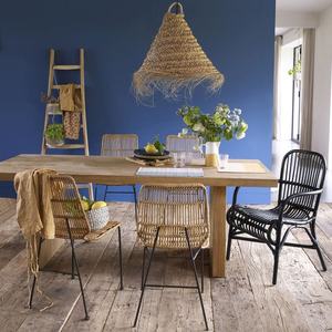 Handmade Natural Seagrass Lampshade Boho Pendant <b>Light</b> Eco Friendly Woven Hanging Lamp Shade - Product Image 5