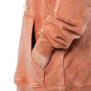 Mejor producto Chándal de lavado ácido para mujer Chándal de manga larga transpirable de peso pesado para mujer - Product Image 6