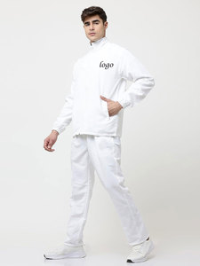 Chándal personalizado para hombre, chándal de lana Poly, diseño personalizado de alta calidad, pantalones y sudaderas con capucha personalizados, chándal con capucha y cremallera completa - Product Image 2
