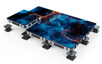 Azulejos de pantalla interactiva para eventos Paneles de pista de baile LED con pantalla de efectos personalizable