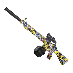 Jouet de tir automatique M249, pistolet à hydrogel haute capacité avec mode de tir en rafale, batterie rechargeable, fabriqué en plastique, métal et PC - Product Image 2