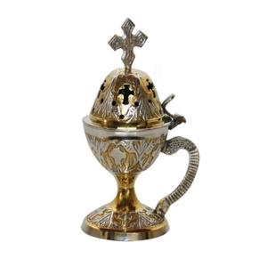 Vente en gros d'encensoir maison église et temples odeurs diffuseur brûleur d'encens en laiton encensoir de luxe approvisionnement d'église sachet brûleur d'encens - Product Image 4