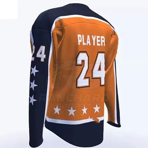 Camiseta de Hockey sobre Hielo, Ropa Deportiva para Equipos Universitarios, Uniforme Escolar para Equipos de Hockey sobre Hielo - Product Image 3