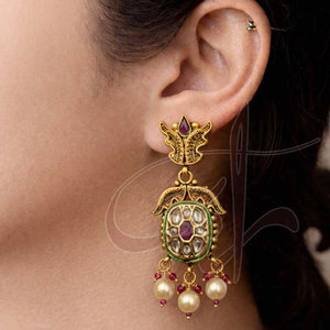 Ensemble de bijoux pour femmes plaqué or de haute qualité, marque privée, pour mariage et fête, couleur et taille personnalisées, fabrication professionnelle - Product Image 5