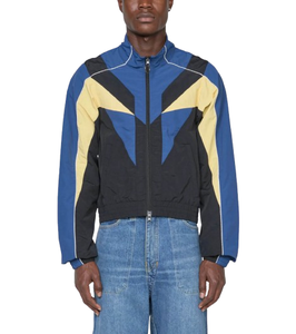 Chaqueta Cortavientos de Color Sólido Hecha a Medida para Hombre, Colores Contrastantes, Ligera, Antiarrugas, Ropa de Moda para Exteriores - Product Image 1