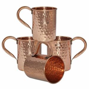 Mug en cuivre élégant et écologique pour Moscow Mule et boissons rafraîchissantes, portable pour la maison, le bureau, les fêtes et les cadeaux - Product Image 6