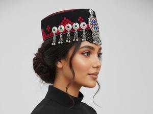 Chapeau afghan traditionnel unisexe fait à la main, couvre-chef ethnique pashtun, broderie culturelle, motif floral vintage, chapeau écologique pour - Product Image 6