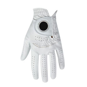 Venta caliente Guantes de golf 100% Cabretta Guantes de golf de cuero Agujeros Estilo de moda Guante de golf de cuero para hombres Adulto - Product Image 1