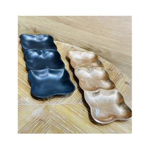 ชามโลหะสามช่องถาดใส่ถั่วและผลไม้แห้งสำหรับตกแต่งงานแต่งงานของหวานและของว่างจานเสิร์ฟ3ส่วน - Product Image 1