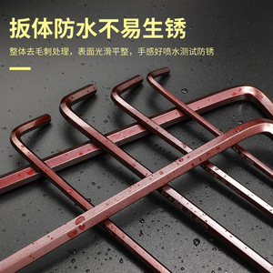 Jeu de clés hexagonales en L métriques industrielles, trempées, allongées, avec embout Torx Bangyuan - Product Image 5