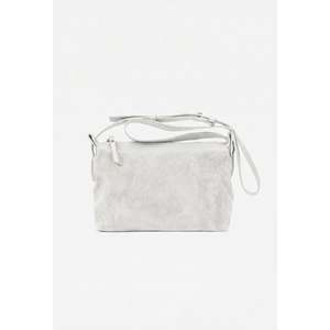 Borsa a Tracolla in Vera Pelle Scamosciata per Donna - Made in Italy - Art. 25400" - Product Image 2