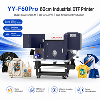 Imprimante DTF YY-F60Pro 60cm Epson I3200-A1 industrielle avec secoueur de poudre automatique pour la production de vêtements