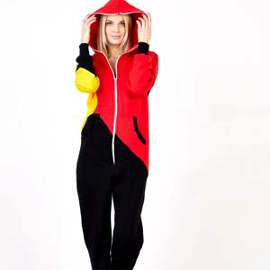 Onesie en molleton élégant et confortable pour femmes-Tissu de haute qualité-Parfait pour le coucher et les vêtements décontractés - Product Image 2