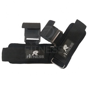 สายรัดข้อมือยกน้ำหนักหนังแท้ RC Fitness Wear แบบปรับได้ น้ำหนักเบา พร้อมหัวเข็มขัดล็อค  โลโก้สั่งทำได้ - Product Image 5