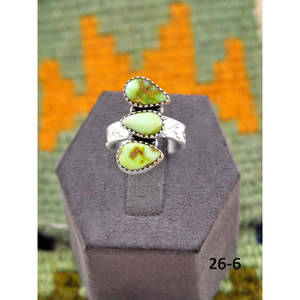 Anillo Ajustable de Plata de Ley con Turquesa Palomino de Inspiración Suroeste, Estilo Romántico, Engaste de Bisel, Oro Rosa y Rodio, Regalo - Product Image 6