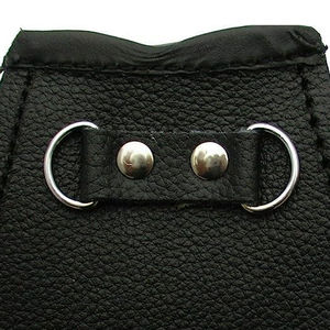 Nueva llegada personalizada piel de conejo Sporran hecho a mano con logotipo y diseño de cuero fagot con frente de tela - Product Image 6