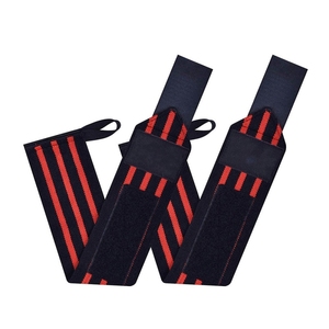 Bandages de poignet de sécurité Fitness Cross Fit Logo personnalisé Support de poignet réglable Bracelet d'haltérophilie orthèse avec enveloppes de poignet - Product Image 3