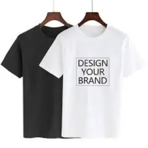 Aantrekkelijke Mannen Effen Witte Kleur T Shits Verkopen Blanco 100% Katoenen Ronde Hals T-Shirt Custom Verpakking Groothandelsprijs Van India