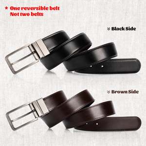 2025 nouveauté qualité supérieure pas cher taux en cuir véritable boucle ardillon ceintures en cuir véritable du Pakistan - Product Image 3