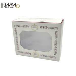 Boîte blanche personnalisée pour aromathérapie avec fenêtre transparente, emballage élégant à motif européen pour bougies parfumées et diffuseurs à bâtonnets – Vente en gros - Product Image 2