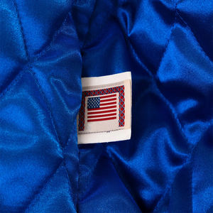 Chaqueta universitaria para hombre, ropa de calle elegante, chaquetas al por mayor de longitud regular con impresión de logotipo personalizado - Product Image 3