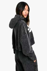 เสื้อครอปแบบมีฮู้ดสำหรับผู้หญิงเสื้อครอปแบบมีซิปสามารถซักได้ตามต้องการ - Product Image 2