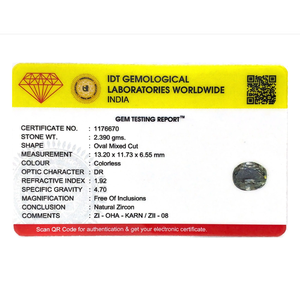 เพชรพลอยสังเคราะห์ทรงเหลี่ยมสีขาว 11.95 กะรัต ประดับด้วยเพอริดอตสีส้ม เขียว เหลือง แกรนเนต อเมทิสต์ และเพชร - Product Image 4