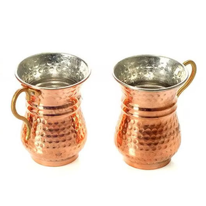 Mug à bière turc en cuivre martelé, écologique, fait à la main, pour le camping, les fêtes, les boissons, par WB INC INDIA - Product Image 1