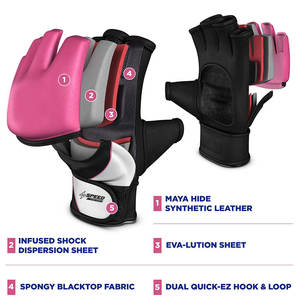 Guantes MMA de alta calidad Guantes MMA con logotipo personalizado Guantes MMA cómodos para ropa de entrenamiento - Product Image 6