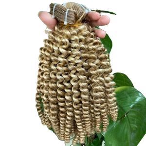 Extensions de cheveux humains vierges Remy de haute qualité Nouveaux produits de l'usine vietnamienne-Indian Yaki Water Wave Kinky Straight Styles Fumi - Product Image 1