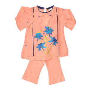 Traje de 2 piezas para niñas recién nacidas - Melocotón - Product Image 2