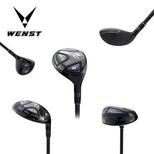 Jeu de bois de parcours droitier avec logo personnalisé, clubs de <span class=keywords><strong>golf</strong></span> hybrides à manche en graphite bon marché avec poignée en caoutchouc à vendre - Product Image 2