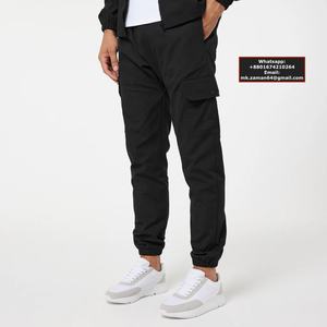 กางเกงคาร์โก้ผู้ชายเอวกลาง ผ้าฝ้าย สไตล์สมาร์ทแคชชวล ไซส์ใหญ่ ทรงจ็อกเกอร์ หลายกระเป๋า ทรงตรง แห้งเร็ว รับผลิตแบบ ODM ขายส่ง - Product Image 1