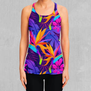 เสื้อกล้ามผู้หญิงสไตล์ลำลอง ระบายอากาศ แห้งเร็ว พิมพ์ลายแบบซับลิเมชั่น โลโก้ด้านหน้า คุณภาพสูง ขายส่ง - Product Image 4