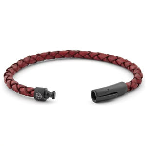Bracelets en cuir tressé noir et marron de luxe unisexe confortables pour toutes les tenues-Meilleur prix direct du fabricant grossiste - Product Image 3