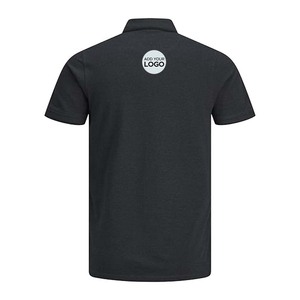 เสื้อโปโลผู้ชายแขนสั้นลำลองแบบมีแถบสีตัดกัน - Product Image 3