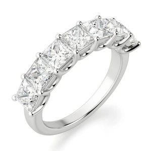 แหวนเพชรโมอิสตัดแบบเจ้าหญิงอินเดียสำหรับวันครบรอบแต่งงานและงานปาร์ตี้ - Product Image 2