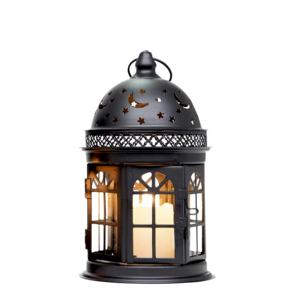 Colección Ramadán 2026 Mini Portavelas de Metal Negro para Colgar y Decoración de Mesa - Product Image 4