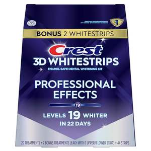 Crest White Strips Professional Effects – Kit de blanchiment des dents, 22 traitements (1 supérieur/1 inférieur chacun), 44 bandes - Product Image 3