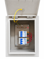 Boîtier de distribution électrique mural Huaxing LPZ30, étanche IP66, en métal, pour l'extérieur