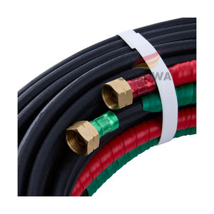 [SAMHWA] MANGUERA DE SOLDADURA TWIN EPDM () Manguera de goma Uso perfecto en exteriores Calor frío extremo Flexible Poliéster de alta tenacidad - Product Image 1