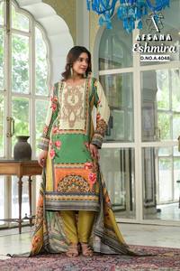 Costumes en mousseline pour femmes prêt-à-porter élégants Conception d'impression numérique contemporaine Personnalisable OEM ODM Coton pour les acheteurs en gros - Product Image 4