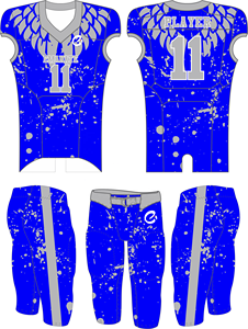 Uniforme de football américain sur mesure, respirant, grande taille, manches courtes, léger, de qualité supérieure, nom de l'équipe personnalisé sur le devant pour hommes - Product Image 4