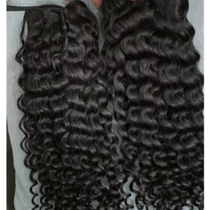ผมแท้เวอร์จินอินเดียแบบลอนคลื่นน้ำ  แบบรีมี่  ทอสองชั้น  มีสินค้าพร้อมส่ง - Product Image 2