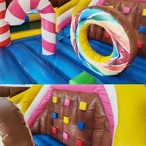 Castillo Inflable de PVC para Exteriores con Tobogán, Equipo con Certificación CE - Product Image 3