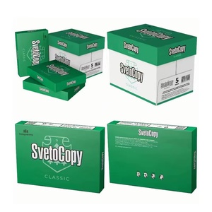 กระดาษถ่ายเอกสาร Svetocopy นำเข้า ขนาด A4 สีขาว 80 แกรม เยื่อไม้บริสุทธิ์ 100% ผิวเรียบ ความสว่าง 102-104% 500 แผ่น/รีม - Product Image 2