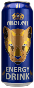 Bebida Energética Obolon Lata 0.5L con Taurina, Cafeína, Guaraná, Damiana, Vitaminas, Sabor Naranja, 12 Meses de Caducidad - Product Image 1